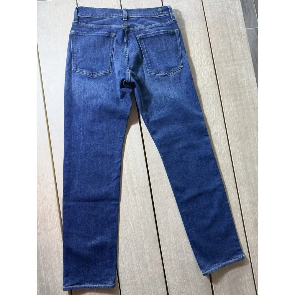 7 For All Man Kind Mens Luxe Sport Slimmy 31x31” Blue Jeans‎ Denim Stretch Pants